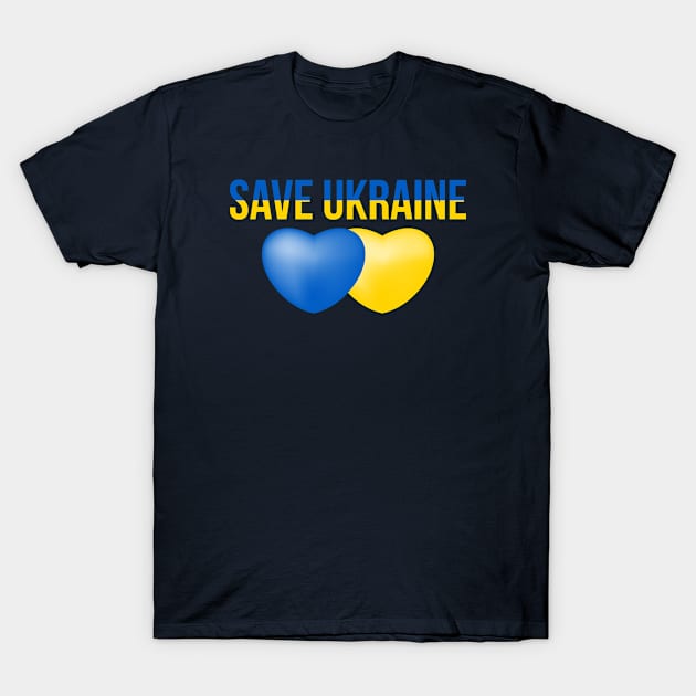 Stand with Ukraine T-Shirt by Happy Art Designs